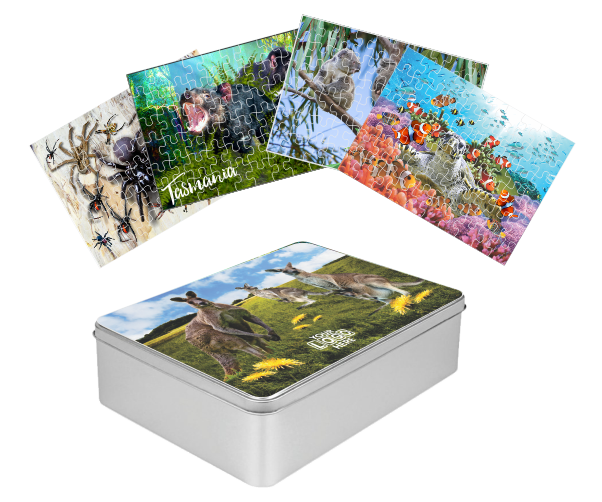 3D Jigsaw Puzzles Tins 60pc Aussie Animals Australian Games **NEW - JUST ARRIVED** - fair-dinkum-gifts