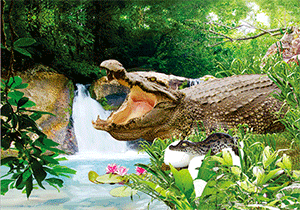 3D Postcard Aussie Themes Australian Animals Souvenir Group 3 - fair-dinkum-gifts