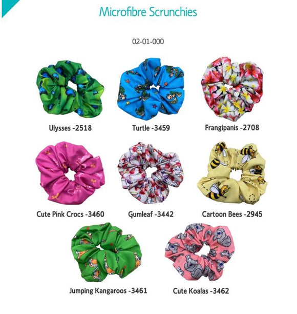 Microfibre Scrunchie (Single) Australian Designs
