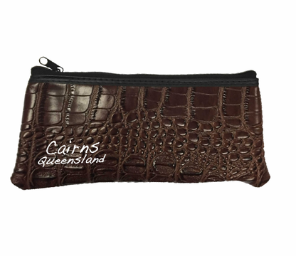 Small Neoprene Pencil Case Stationery or Make Up Bag Australian Travel Case Aussie Design - fair-dinkum-gifts