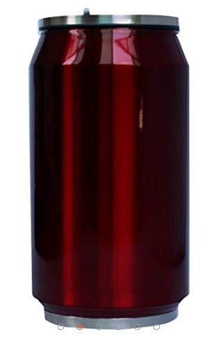 Personalised Thermal Sipper Cans 330 ml or 500ml Stainless Steel Laser Engraved Choose Your Colour - fair-dinkum-gifts