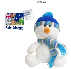 Steven Snowman Plush Toy 18cm With Scarf
