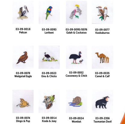 Teatowels Australian Designs 100% Cotton Waffle