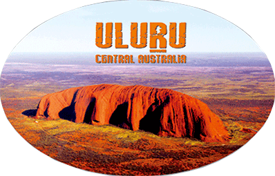 3D Oval Sticker Aussie Animals Australian Souvenirs Lenticular Bumper Stickers - fair-dinkum-gifts