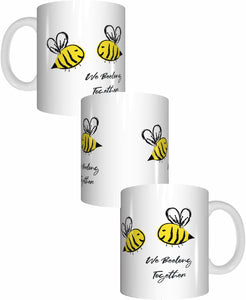 Bee Mug We Beelong Together Valentines Day Coffee Mug Gift Romantic Present - fair-dinkum-gifts